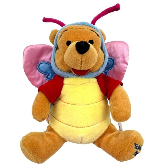 The Walt Disney Company Butterfly Pooh Bear Easter 2000 Collectible Plush 7" - Picture 2 of 10
